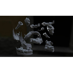 Vegeta Final Flash: Modelo 3D para Impressão - Dragon Ball Z