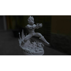 Vegeta Final Flash: Modelo 3D para Impressão - Dragon Ball Z