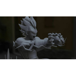 Vegeta Final Flash: Modelo 3D para Impressão - Dragon Ball Z