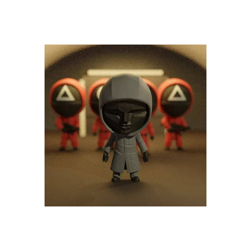 Squid Game Front Man Funko: 3D Print Model Download Squid Game Front Man Funko: 3D Print Model Download