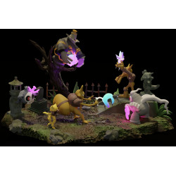 Abra vs Dusknoir: 3D Print Pokemon Battle STL