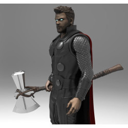 Thor Infinity War: 3D Print Statue - Wakanda Battle