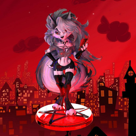 Loona 3D Model from Helluva Boss