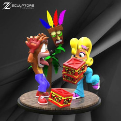 Crash Bandicoot Diorama STL Files