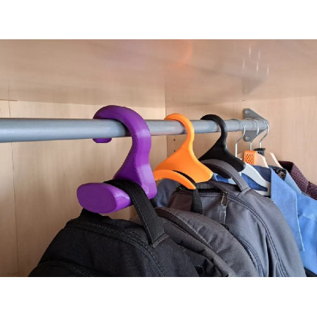 Heavy Duty Bag Coat Hanger STL File | 3D Print