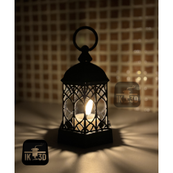 Conjunto Lanterna Antiga Porta-Velas STL | Sem Suportes