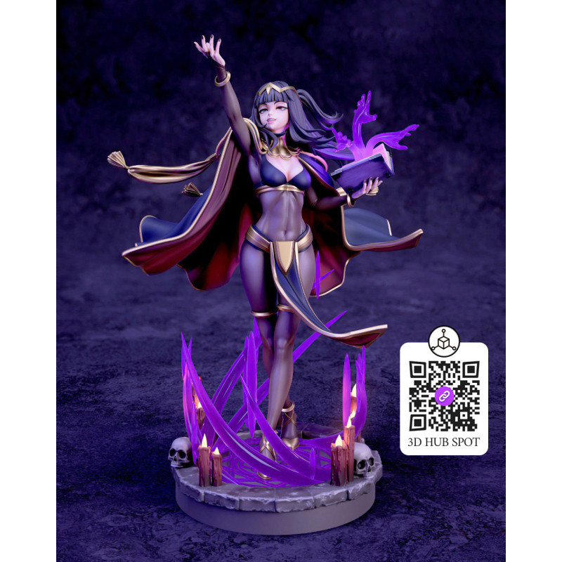 STL Tharja V2 | Impressão 3D Figura Fire Emblem