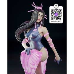 Psylocke STL: Hellfire Gala 3D Model for Printing