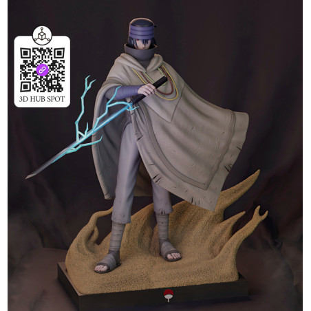 Modelo 3D Sasuke Uchiha | Impressão Figura Naruto