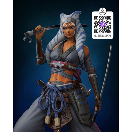 Ahsoka Tano Samurai STL | 3D Print Star Wars Model