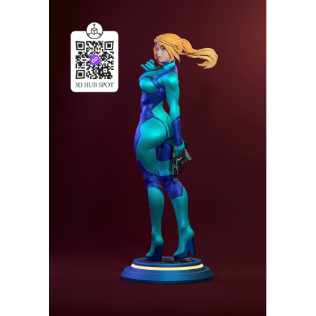 Modelo 3D Samus Aran | Imprima Sua Personagem Favorita