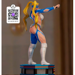 Modelo 3D Mika em Maiô | Imprima Seu Personagem de Street Fighter