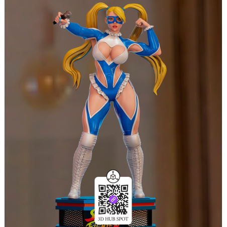 Modelo 3D Mika em Maiô | Imprima Seu Personagem de Street Fighter