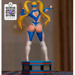 Modelo 3D Mika em Maiô | Imprima Seu Personagem de Street Fighter