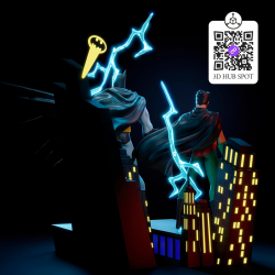 I am the Night, I am Batman 3D Model