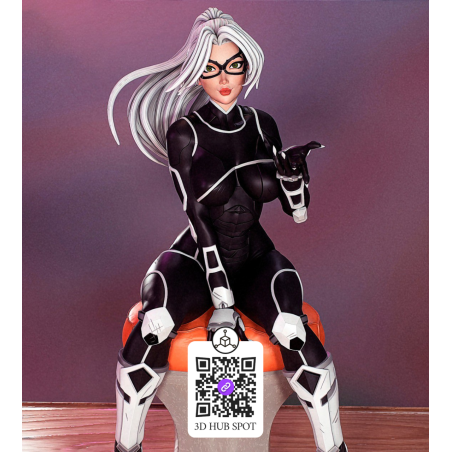Black Cat NSFW e SFW | Modelo para Impressão 3D