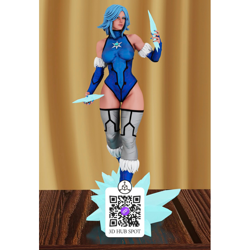 Killer Frost 3D Model | Ice Weapons Figurine