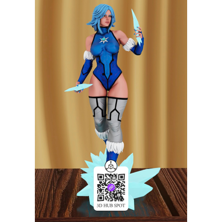 Killer Frost 3D Model | Ice Weapons Figurine