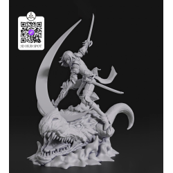 Chae Hae-In STL | Solo Leveling 3D Model & Bust