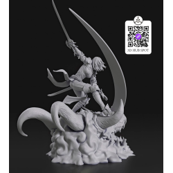 Chae Hae-In STL | Solo Leveling 3D Model & Bust