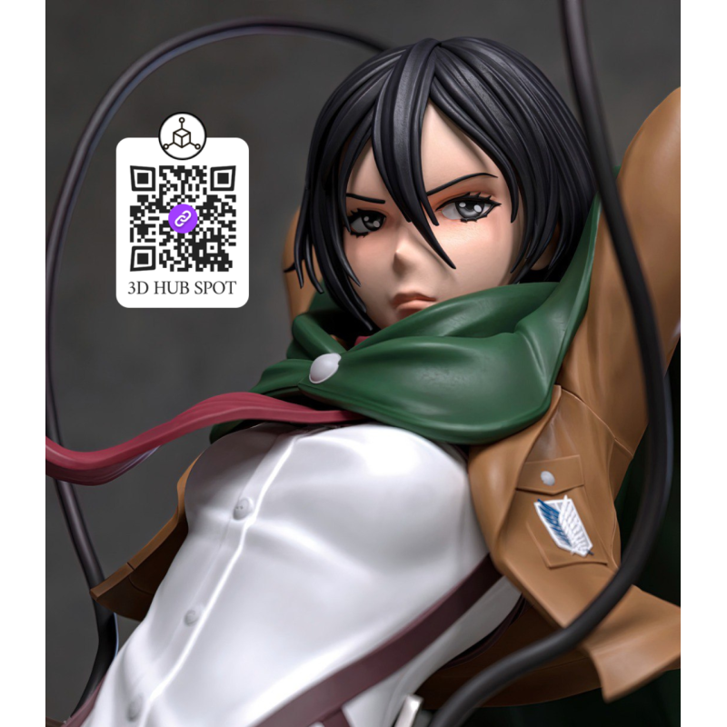 Modelo 3D Mikasa | Figurine Attack on Titan