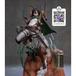 Modelo 3D Mikasa | Figurine Attack on Titan