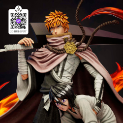 Estátua Ichigo & Rukia Bleach | Edição Limitada
