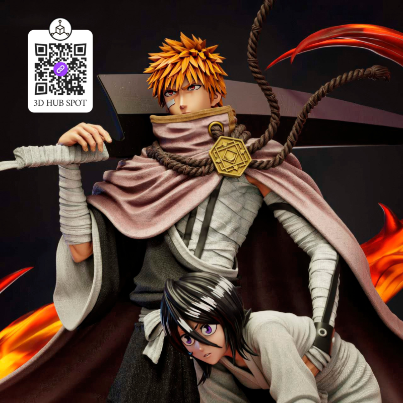 Bleach Ichigo & Rukia Statue | Limited Edition