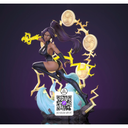Modelo 3D Yoruichi | Esculturas da Deusa do Flash