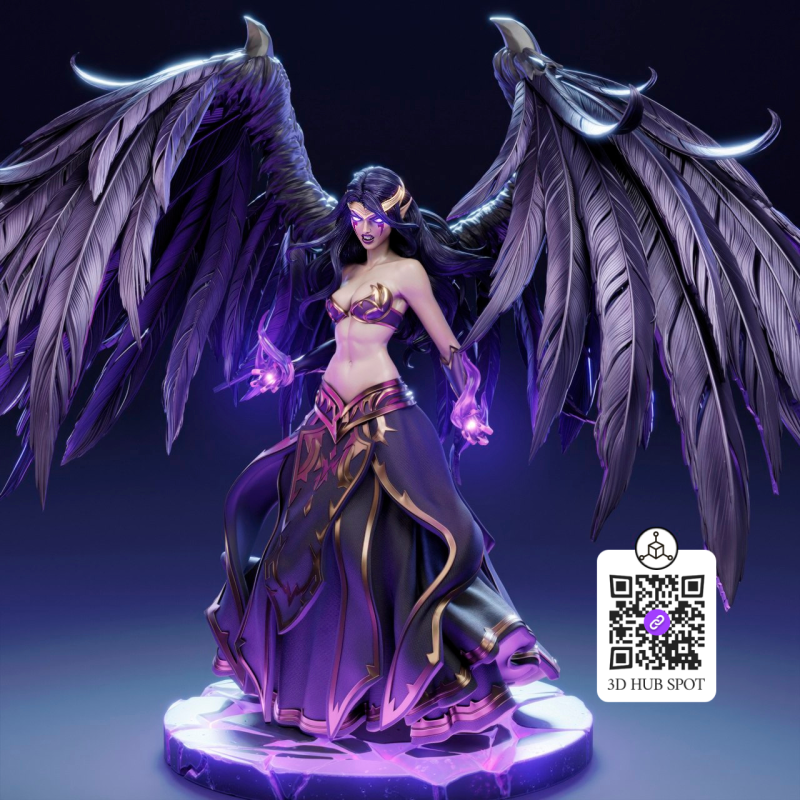 Modelo 3D Morgana | Impressão League of Legends Modelo 3D Morgana | Impressão League of Legends
