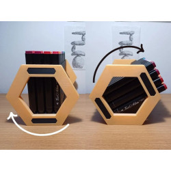 Organizador Hexagonal para Marcadores 3D 4x11 - Design Prático