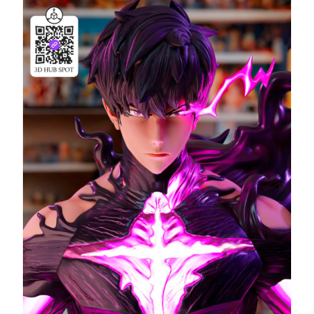 Sung Jin-Woo STL Arquivo 3D – Figura Solo Leveling