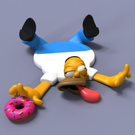 Modelo 3D Homer Simpson | Arquivo STL Imprimível