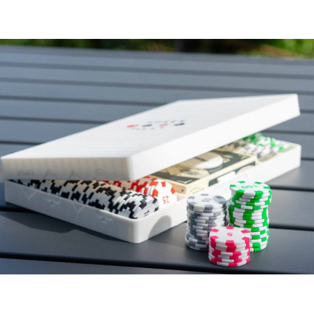 Travel Poker Set 3D Print Model - Print-in-Place