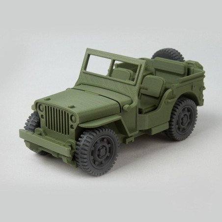 Modelo 3D de Jeep Willys MB Dobrável para Impressão