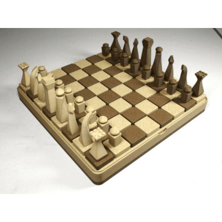 Forma Chess Set with Box 3D Print Model - Scalable