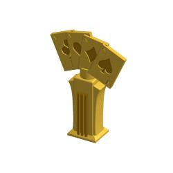 Modelo 3D Troféu de Poker - Prêmio do Vencedor
