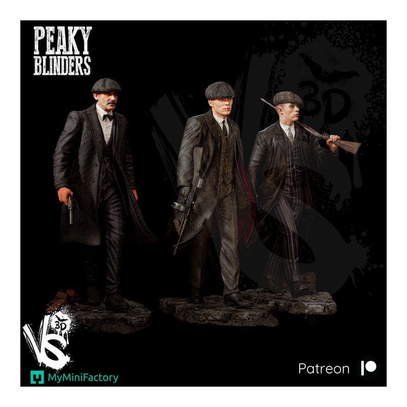 Shelby Brothers 3D Model - Peaky Blinders
