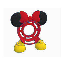 Alexa Dot 3 Stand Mickey Minnie 3D - Disney