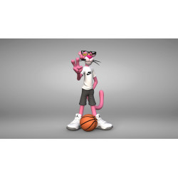 Pink Panther Urban Vibes Fanart - 3D Print Model