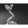 Snake Headphone Holder - Fun 3D Model for Headphone Storage