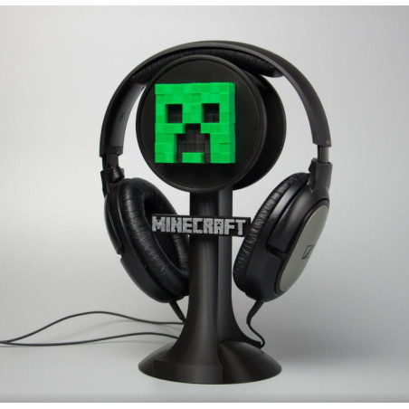Suporte Fone Minecraft Creeper - Decoração Gamer 3D Print