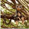 Articulated Monkey: Fun 3D Model