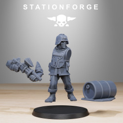 GrimGuard Miniatures - 3D Printable Tabletop Models