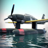 Hidroavião RC Aichi M6A Seiran - Modelo 3D