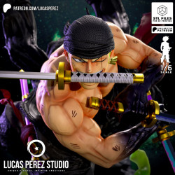 Zoro Modelo 3D | Colecionável Anime