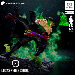Zoro Modelo 3D | Colecionável Anime