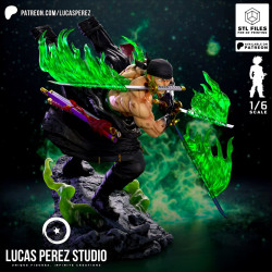 Zoro Modelo 3D | Colecionável Anime