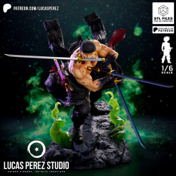 Zoro Modelo 3D | Colecionável Anime