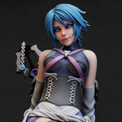 Aqua Kingdom Hearts - 3D Printable Fantasy Figurine